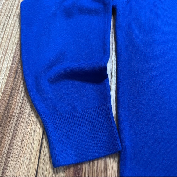 Vintage Royal Blue Soft Crewneck Sweater w/ Zipper 2X - Picture 5 of 10